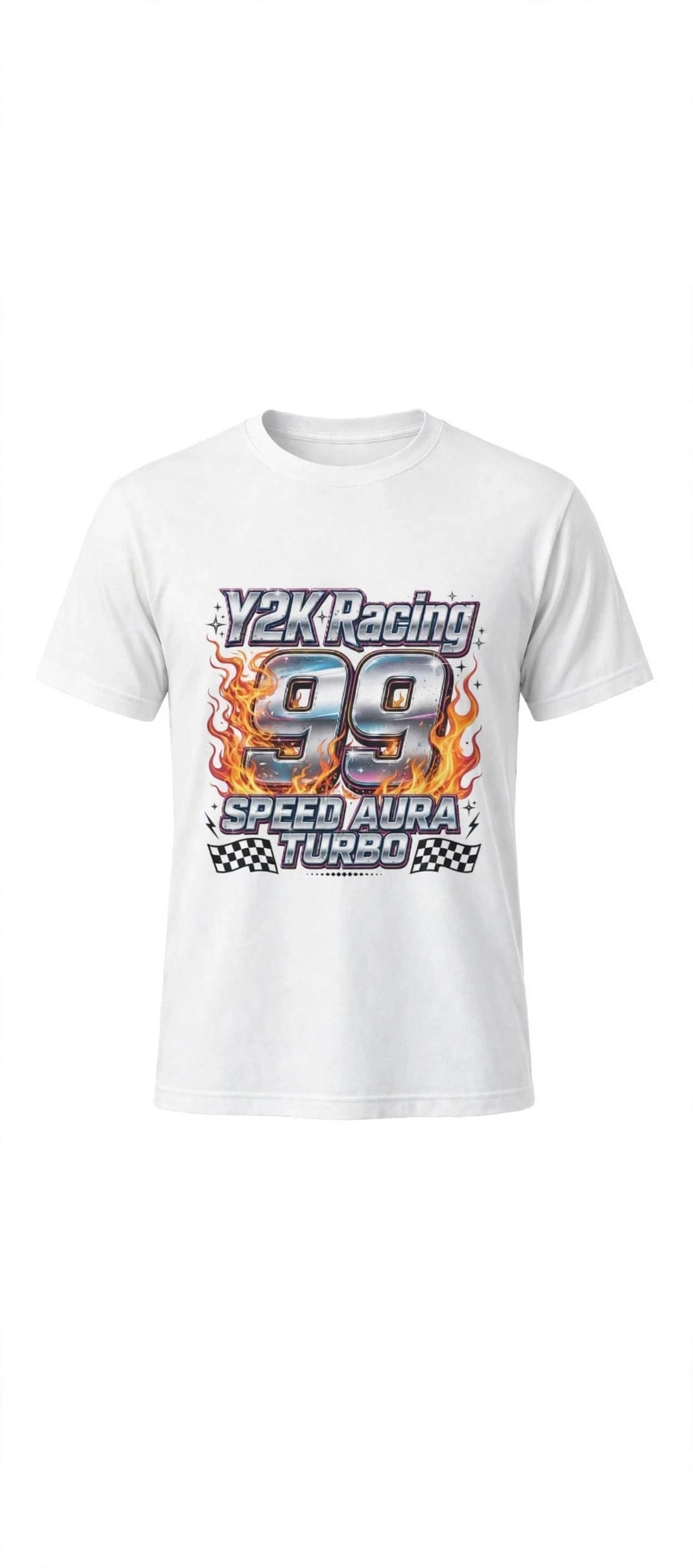 AURA Y2K Racing 99 – Turbo Speed Unisex Jersey T-Shirt