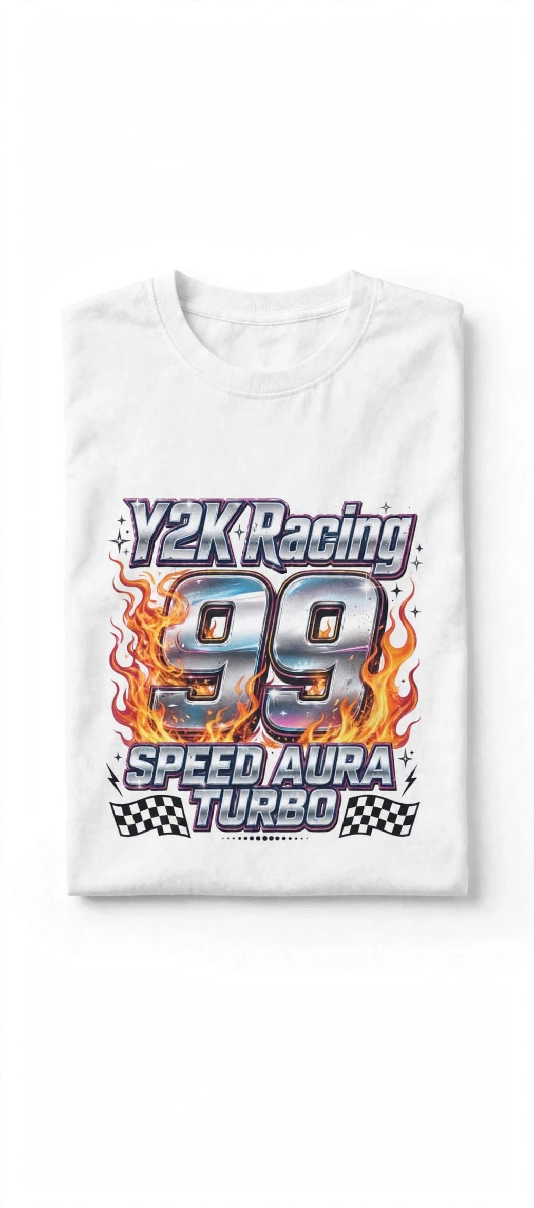 AURA Y2K Racing 99 – Turbo Speed Unisex Jersey T-Shirt